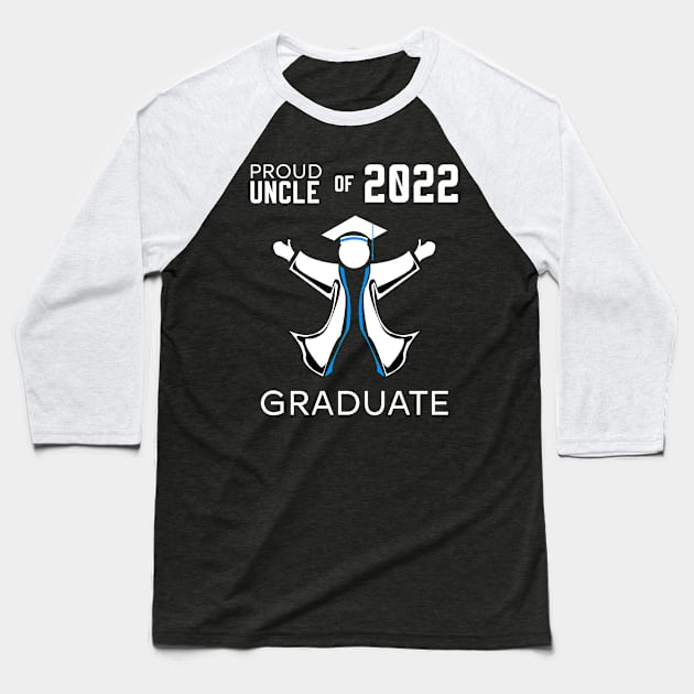 Proud uncle of 2022 graduate blue Baseball T-Shirt by HCreatives